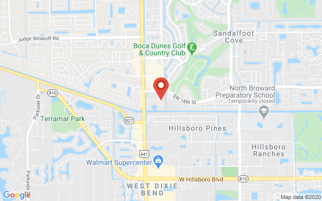 Google map image of location Sandalfoot S, Boca Raton, FL 33428, USA